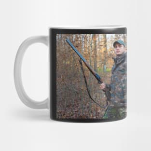 Hunter with shotgun Mug